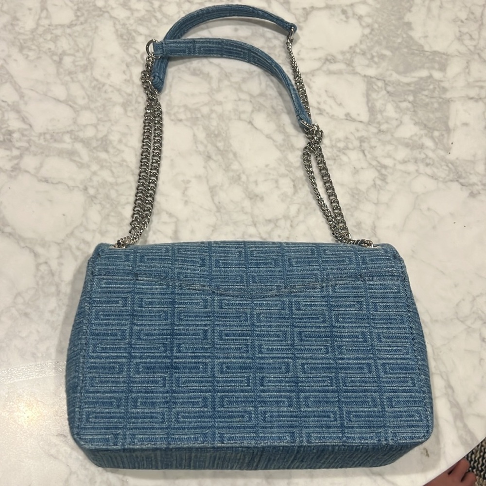 Sandro Blue Denim Shoulder/Crossbody Bag - Picture 8 of 11